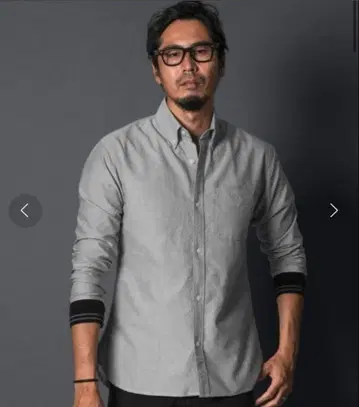 다퍼 스테디셀러 옥스퍼드 리브 소매 셔츠 XL