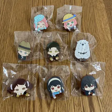 SPY x FAMILY 스파이 패밀리 논카리 러버 클립 세트입니다