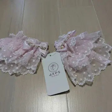 새상품 axes femme kawaii 팬시 리본 소매 장식