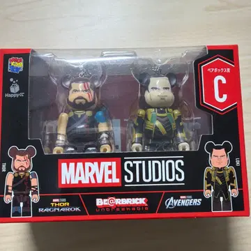 마블 스튜디오 베어브릭 페어 박스 2체 세트