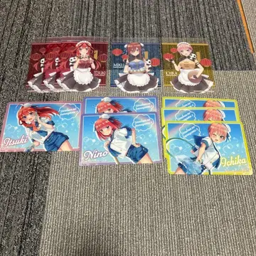 5등분의 신부 캐릭터 복권 블라인드 컬렉션 시트 11장 세트