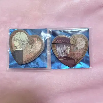 찰리 혜택 하트 캔뱃지 2개 세트