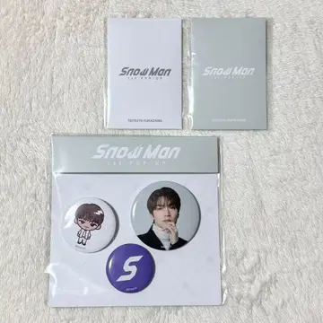 Snow Man 1st POPUP 한국 후카사와 타츠야 세트