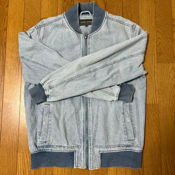 Slate & Stone 블루 데님 봄버 자켓
