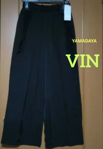 YAMADAYA VIN 프릴 포함 블랙 와이드 팬츠 M