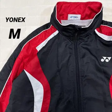 YONEX 트랙 자켓 저지 M 남성용 블랙 히트 카프슐