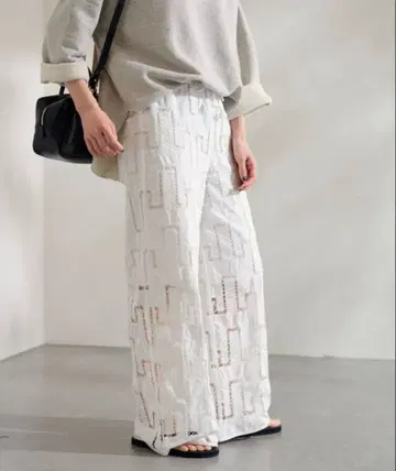 framework 컷워크 레이스 팬츠 38