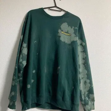 SpongeBob 다크 그린 맨투맨