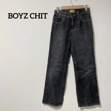 새상품급 BOYZ CHIT 다크 그레이 스트레이트 데님