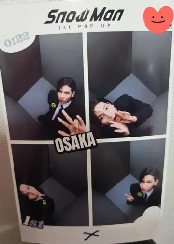 Snow Man 1st POP-UP 오사카 한정판 라울 즉석 사진