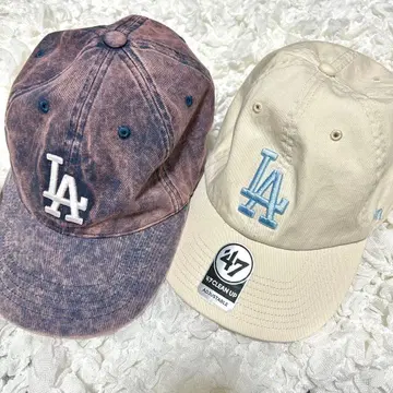 LA 로고 야구 모자 2세트