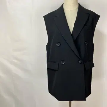 Mila Owen 셋업 가능 테일러드 베스트 사이즈 0 블랙