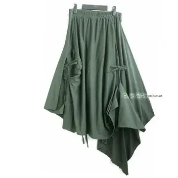 실루엣 조절 가능 어시멘틀리 변형 플레어 스커트 A