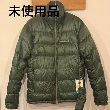 미사용품 mont-bell 알파인 다운 자켓 XL 다크 그린