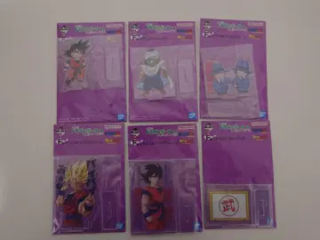 드래곤볼 제일복권 아크릴 스탠드 6개 세트 미개봉 새상품