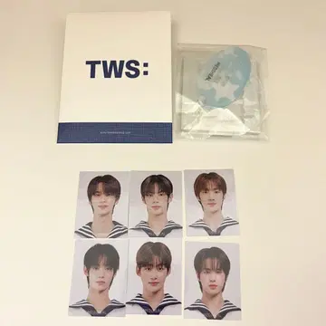 TWS MEDIHEAL 메디힐 특전 증명사진 아크릴 스탠드 마린룩