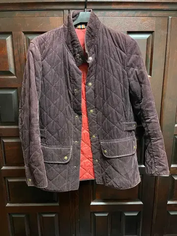 퍼플 퀼팅 자켓 S사이즈