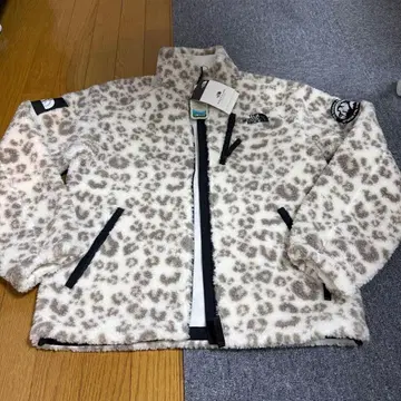 THE NORTH FACE 레오파드 무늬 플리스 자켓 한국 한정판