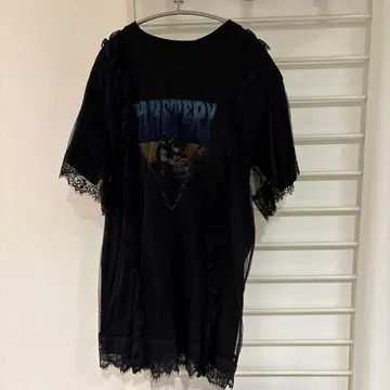 반팔 미니 원피스 레이스 jouetie 블랙