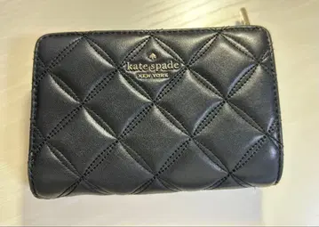 케이트 스페이드 블랙 이단 접이식 지갑