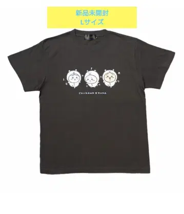 나가노 마켓 농담곰 나가노의 곰 치이카와 (먼작귀) T셔츠 새상품