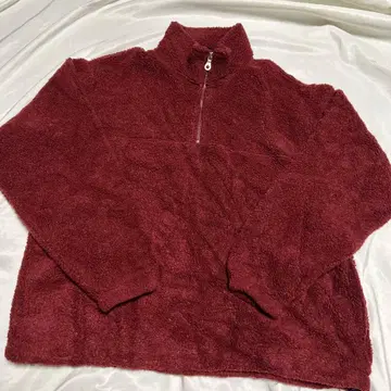 레어 L 90s usa제 랜즈엔드 스냅t 풀오버 플리스