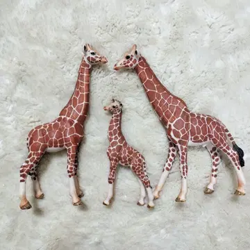 슈라이히 아기 기린 피규어 3체 세트