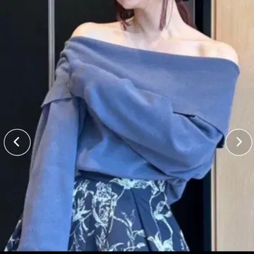 FRAY I.D 와이드 칼라 오프숄더 풀오버