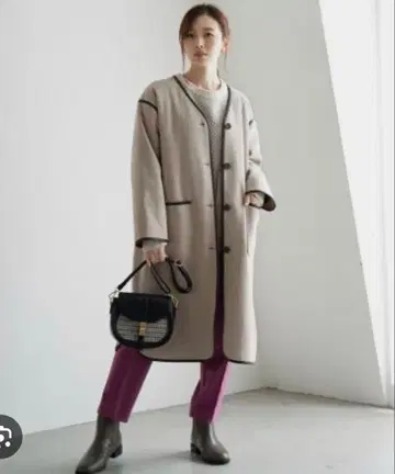 이카 파이핑 3WAY 코트 라이너 포함