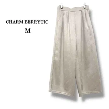 [참 베리 치크] 하이웨스트 와이드 팬츠 슬림 루즈핏 아이보리