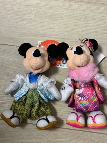 미키 미니 설날 인형 배지 2023년