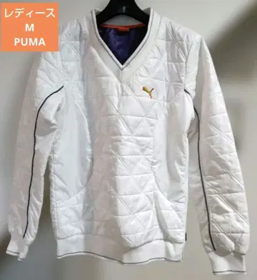 PUMA M 퀼팅 원단 골프 의류 화이트 여성용 인기