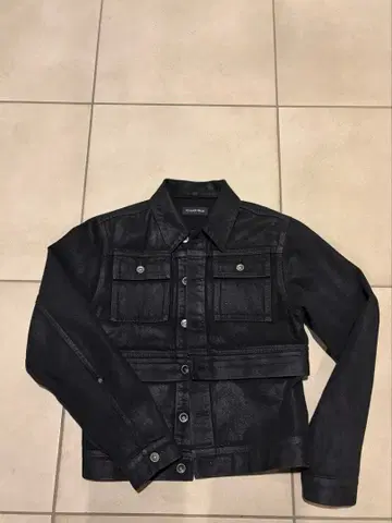 NO MASS PROD 코팅 데님 재킷 M