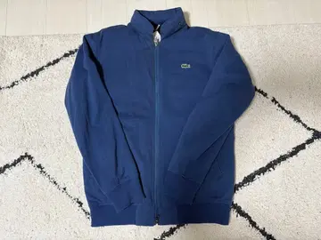 Lacoste 네이비 집업 자켓 피케 다운 자켓