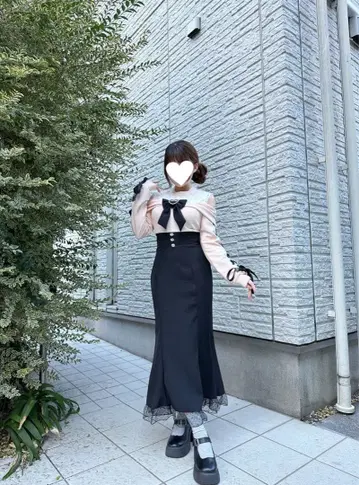 엘레강트한 일본풍 오프숄더 드레스 S 사이즈