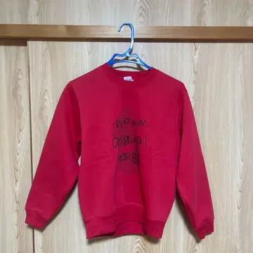 [ nouw ] 'Doodle sweat' Red 2024 A/W 5th
