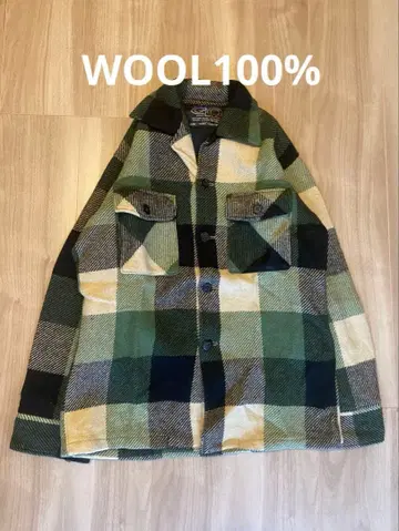 GQ 체크 무늬 플란넬 셔츠