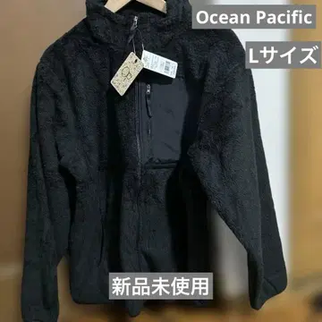 오션 퍼시픽 블랙 플리스 자켓