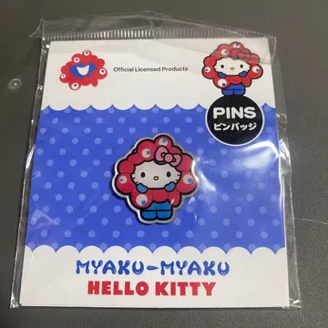 오사카 엑스포 헬로키티 미야쿠미야쿠 핀 배지