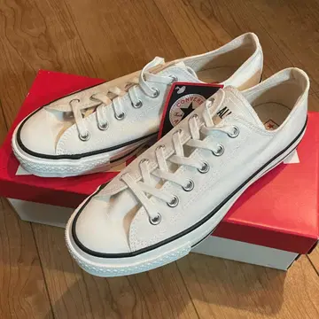 새상품 26 일본제 올스타 화이트 캔버스 AS J OX 화이트