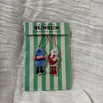 퍼펫 순순 논논 페어 아크릴 키링 CandyStore 한정판
