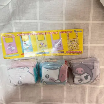 치이카와 x 산리오 에코백 3개 세트