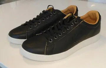 [ 새상품급 ] LACOSTE 라코스테 블랙 가죽 스니커즈 [ 초레어 ]