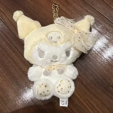 산리오 화이트 디자인 마스코트 봉제 인형 쿠로미