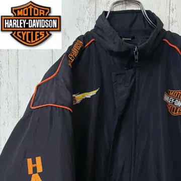 [초레어] 할리데이비슨 자켓 블루종 품절 모델 블랙 자수