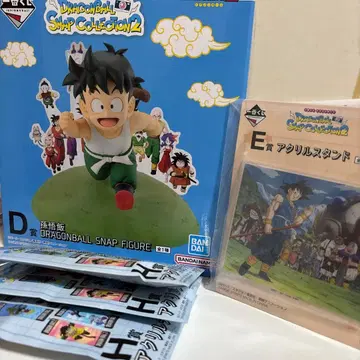 드래곤볼 스냅 컬렉션2 D상 + E상 + H상 X3 손오반 손오공