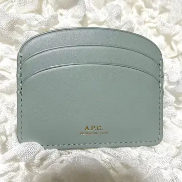 A.P.C. 라이트 그린 카드 케이스 카드 홀더