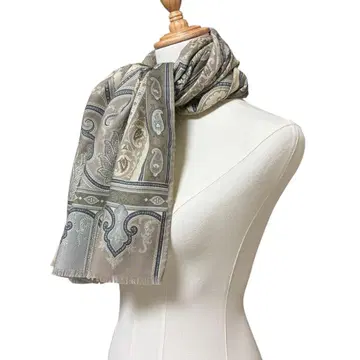 ETRO 에트로 꽃무늬 페이즐리 대형 스톨 직사각형