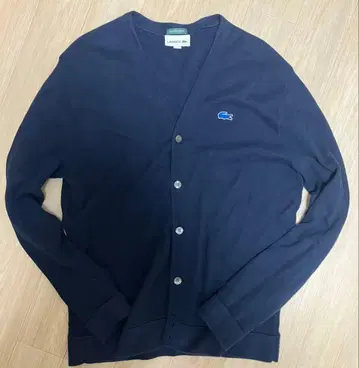 라코스테 x SHIPS 네이비 가디건 L