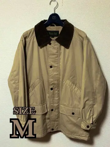 [ 구제 의류 ] 헤비 아우터/코트/베이지/코듀로이 옷깃/자켓/M